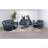Blue Motion Reclining Loveseat With Console