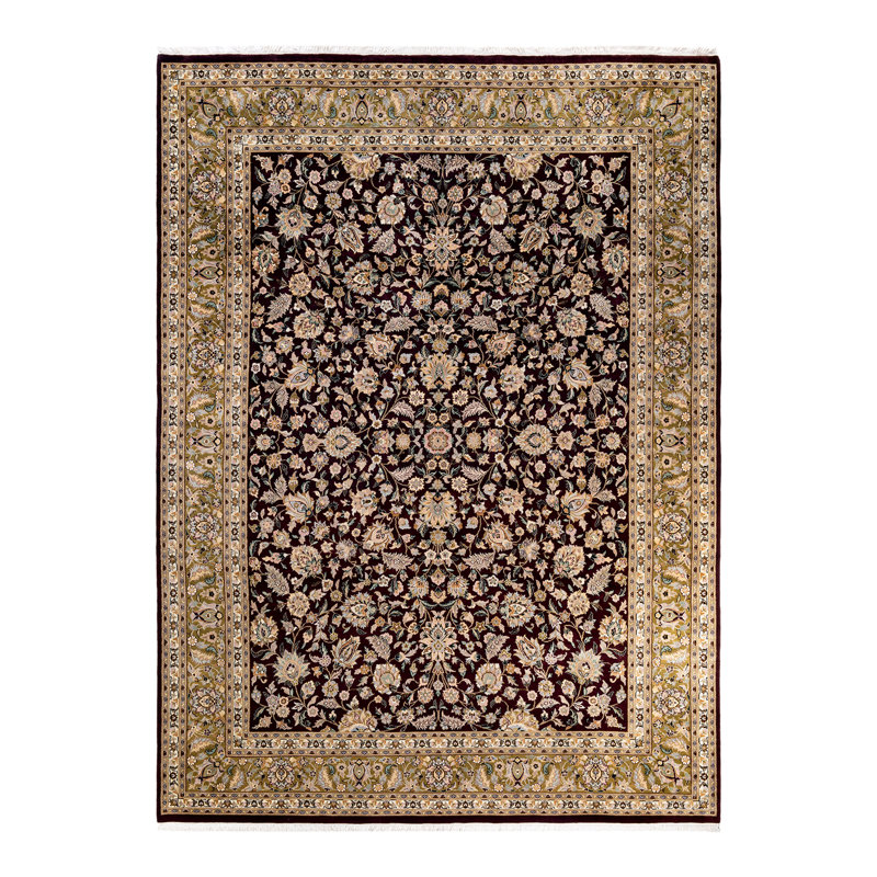 Classic One-of-a-Kind 9' 3" X 12' 5" Hand Knotted Area Rug