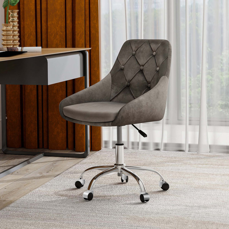 Chaise de salle à manger, chaise de bureau en velours