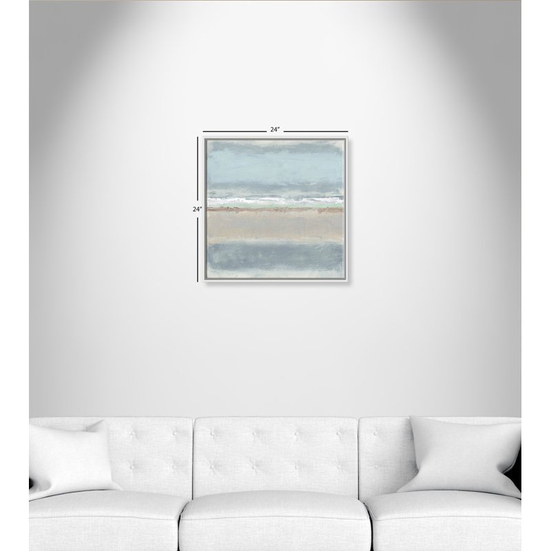 Serenity 2 - Painting Print on Canvas by Filippo Ioco, White, 24" H x 24" W x 2" D