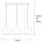 Elegant Vintage Chandelier, Metal Body, 28.0 x 8.9 x 4.0 inches | Adjustable Height up to 48.8 inches | 3 x E27 Sockets (Max 40W) | Modern Scandinavian Design | Perfect for Living Room, Dining Room & Entryway Decor-2141579092