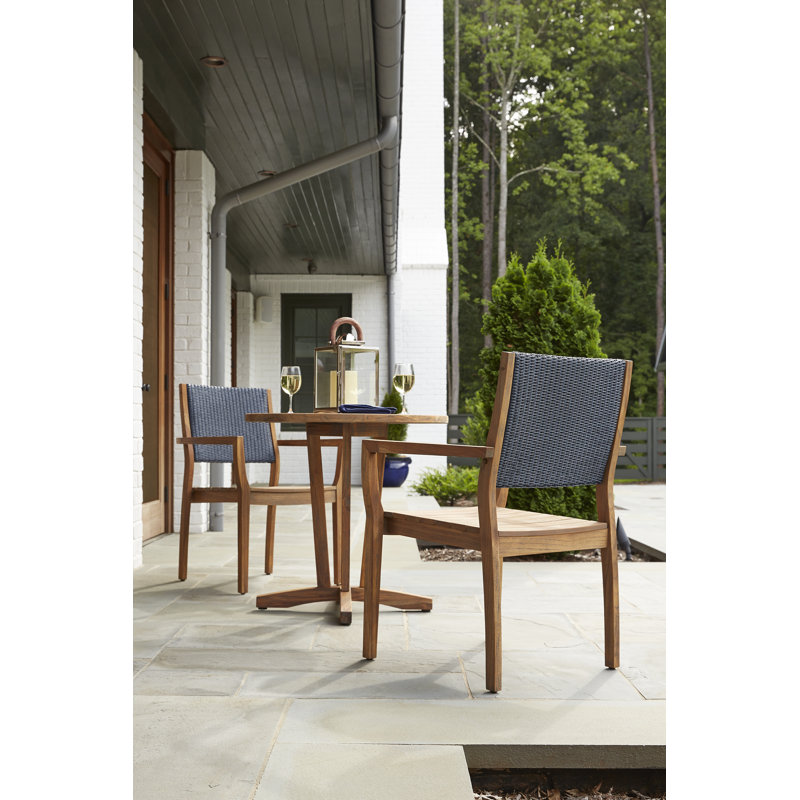 Teak Outdoor Round Teak Bistro Table