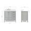 Ensemble de meuble-lavabo simple 37 po Cambridge-2123806166-2072833699