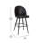 Alita Upholstered Counter Stool with Metal Frame-88697062-88697063