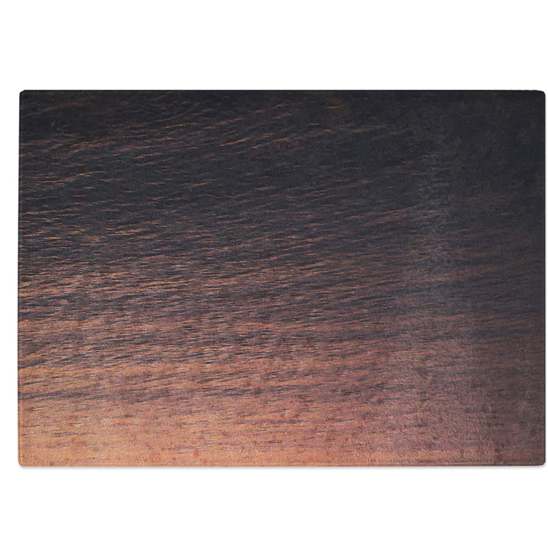 Tempered Glass Ocean Twist Chopping Board, 39 cm W x 28.5 cm L