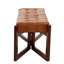 Waylan Genuine Leather Upholstered Bench