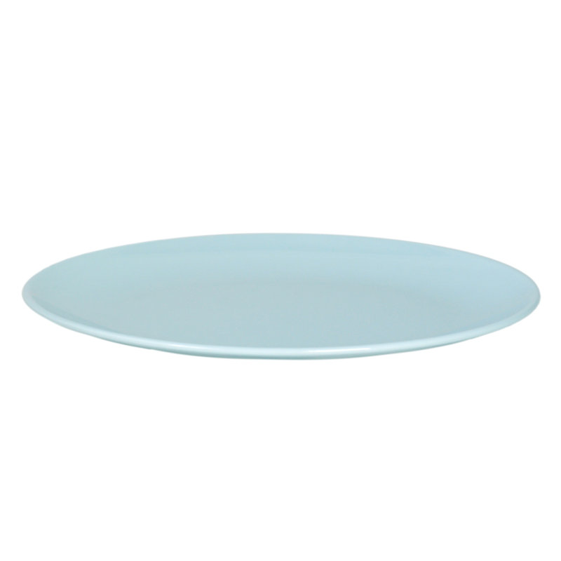 Thunder Group Inc. Jade Melamine Platter, 1.1" H x 12.5" W x 9.25" D