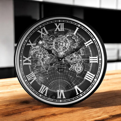 Peachey Metal Wall Clock