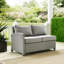 Causeuse d'extérieur avec coussins 52,75 po Regina-804857520-804891010
