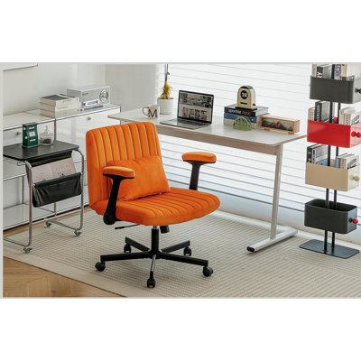Chaise de bureau moderne avec accoudoirs, chaise de bureau d'ordinateur avec roulettes