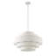 Luminaire suspendu 5 lumières beige