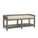 Banc de rangement en osier Glinda