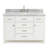 49'' Single Bathroom Vanity with Carrara Marble Top-85364042