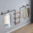 Anishka 86.61'' Wall Mounted Clothes Rack-1823143085