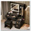 Bureau de coiffeuse 43,5 "avec miroir et lumières