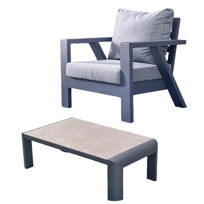 Ensemble de conversation avec coussins Troutdale, H 17,71 po x L 51,18 po x P 27,55 po