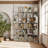 2-Piece Space-Saving Corner Bookshelf Set, Free Combination, Flexible Assembly For Home Office-254176675