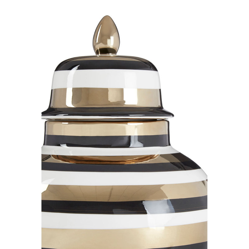 Ceramic / Porcelain Jar, 30cm H x 22cm W x 22cm D