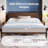 Keldyn Unfinished Platform Storage Bed-229061297-229061300