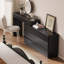 Commode rétro noire
