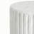Outdoor Side Table, White