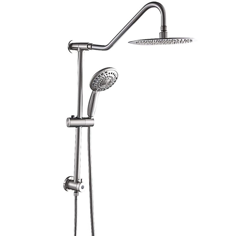 Pomme de douche double Hotel Spa, Brossé