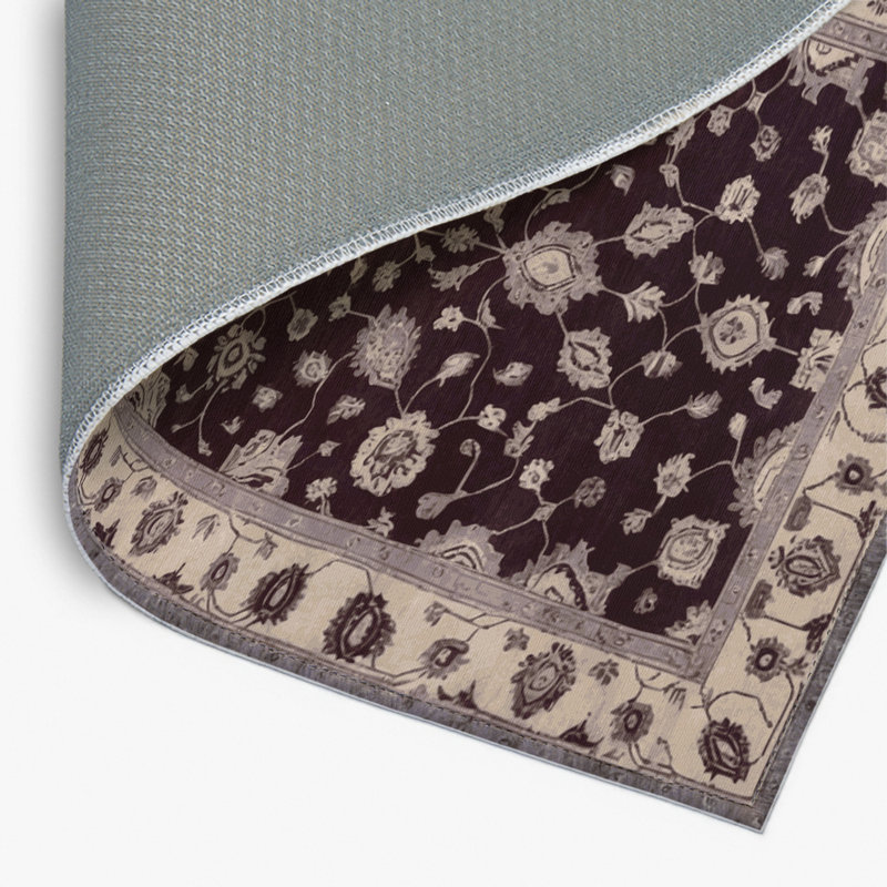Tapis intérieur et extérieur brun Overdyed, Rectangulaire 8 pi x 10 pi