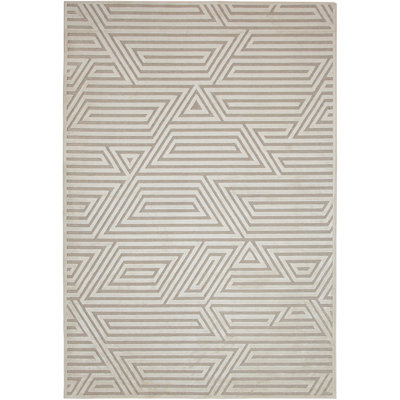 Élégant tapis haut / bas avec base en chenille de style contemporain pour les salons