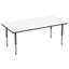 Table rectangulaire d'activités effaçables à sec avec pieds réglables-791962594-765072855-791962606