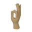 Figurine en bois sculpté A-OK