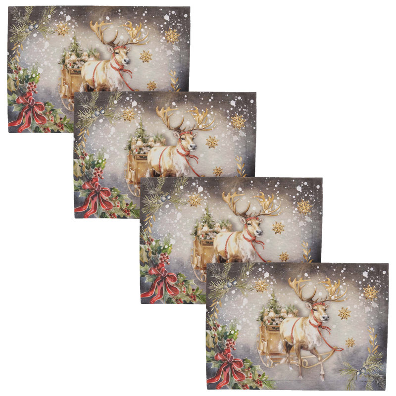 Ensemble de 4 napperons Liannette