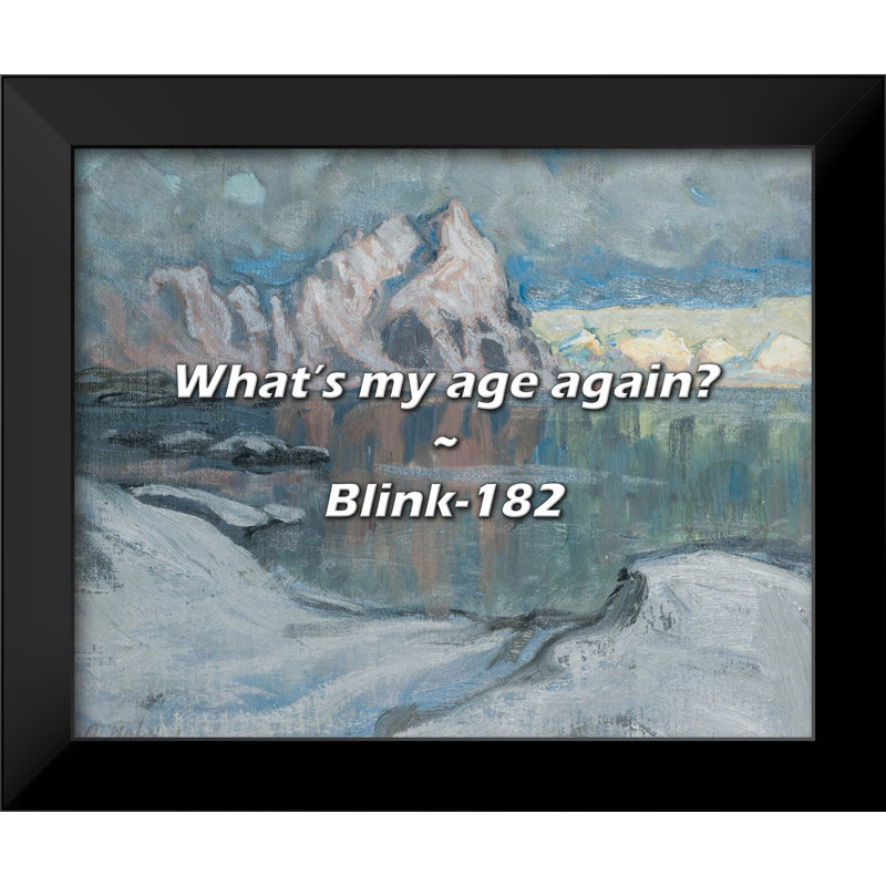 Blink-182 Quote: What’s my age again?