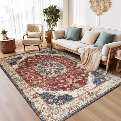 Alma Vintage Look Shag Area Rug