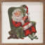 Chaise Sleeping Santa Green-120133006