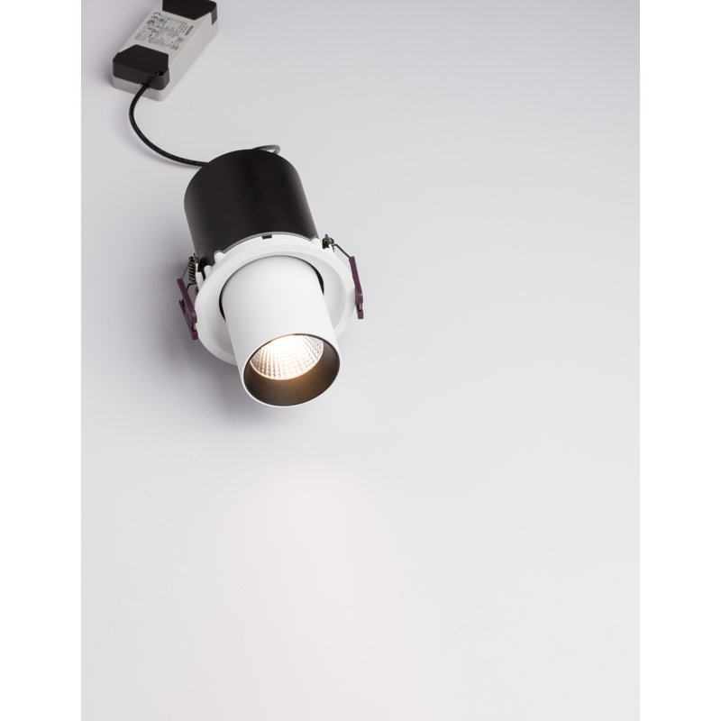Aluminium Recessed Housing, White