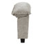 4 modulaires au design moderne avec mousse haute et dossiers réversibles 4 tissu chenille, coussins de bras réglables, pieds en faux bois noir apparents