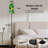  68.5" Standing Floor Lamp Tropical palm leaves jungle leaf seamless floral Dimmable Metal Pole Lamp with Linen Lampshade LED Bulb Included