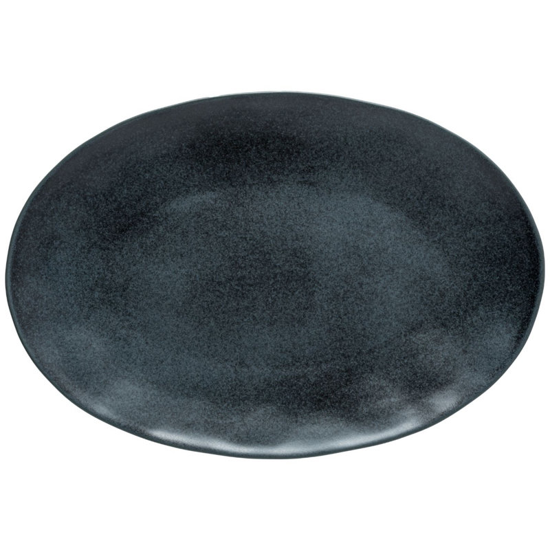 Costa Nova Livia Platter, Matte Black