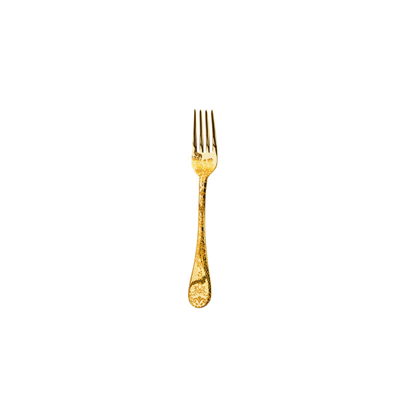 Casablanca 20 - Piece Stainless Steel Flatware Set - Service for 4, Gold