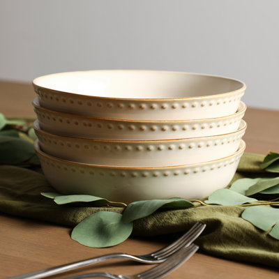Stone Lain Comet 4-Piece Pasta Bowl Set Stoneware