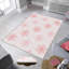 Tapis rose en polyester fabriqué à la machine Brackett-902296613