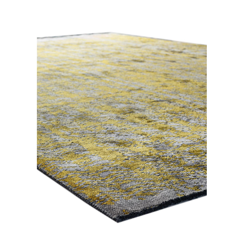 Alyis Abstract Hand Loom Indoor / Outdoor Area Rug, Rectangle 6'6" x 9'10"