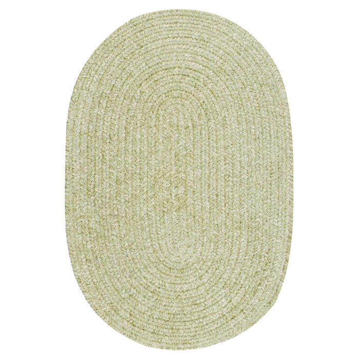 Tapis vert Mcclanahan Sprout, Ovale 4 pi x 6 pi