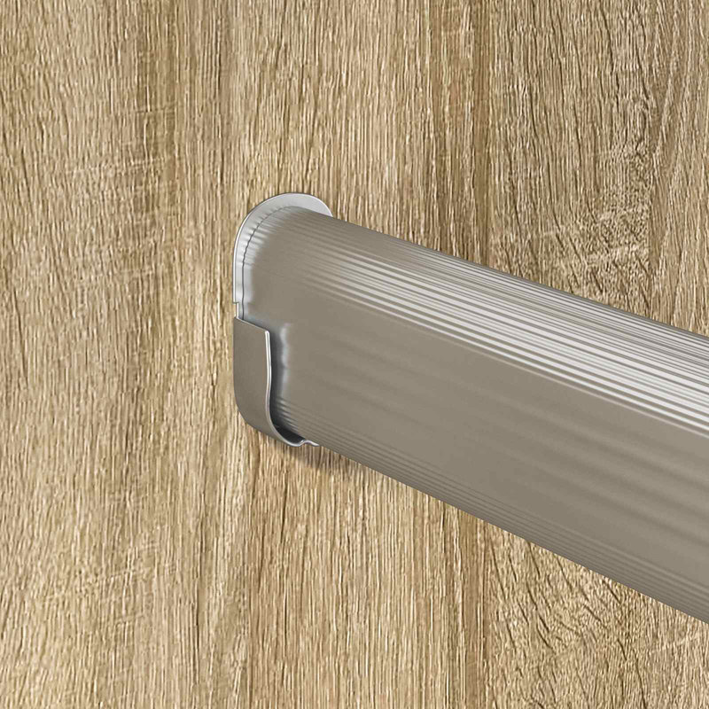 Aluminium Alloy Closet Rod, 2.9 cm H x 26.4 cm W x 1.5 cm D