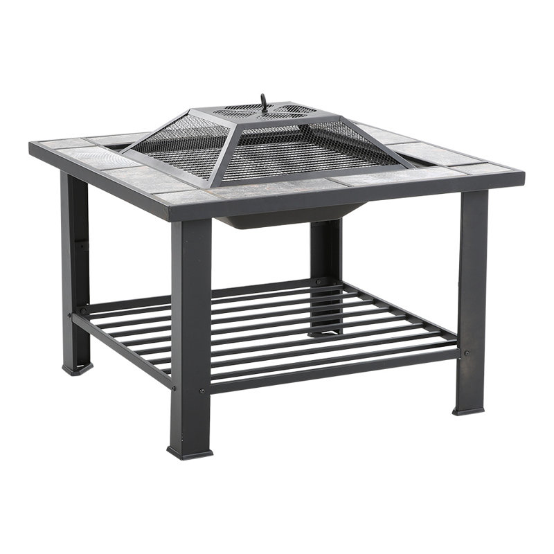 Belser Square Steel Fire Pit