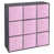 Black/Light Pink selected