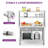 Edrosie Inc Stainless Steel 48'' L x 24.00'' W x 54.50'' H Work Table
