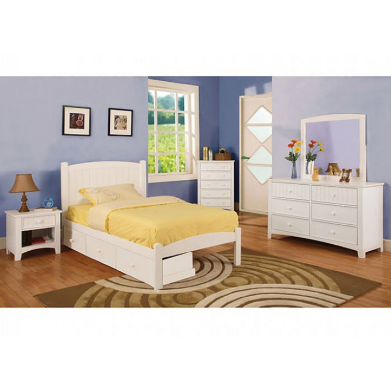Glenby Kids 6 - Drawer Dresser, White