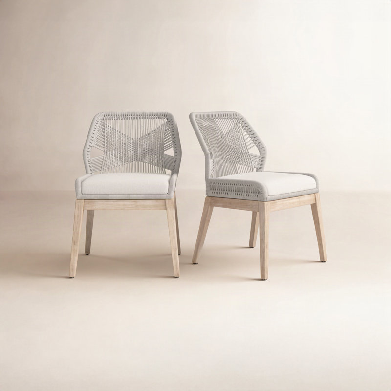 Gurnelle Mitali Cross Back Side Chair, Pumice