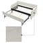Lit de jour simple en velours moderne avec lit gigogne escamotable Modern, avec poches de rangement et station de charge-1538557452